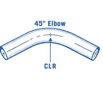45° Round Steel Elbow